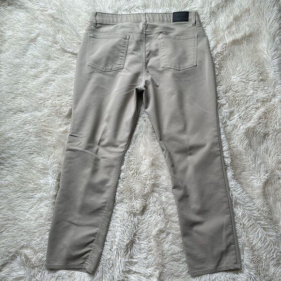 Calvin Klein Khaki Smooth Front Pants Slacks 36 x 30 Size 36 - Picture 4 of 6